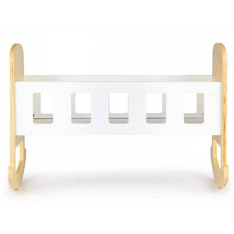 Fa babakocsi ECOTOYS - bababútor, fa játék, gyermekszoba dekoráció, öko játék, babaágy