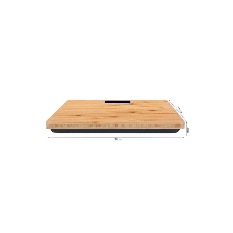 Fa burkolatú LCD fürdőszobai mérleg - Ruhhy 22522