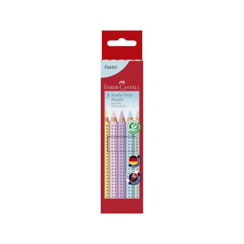 Faber-Castell: Jumbo Grip pasztell színes ceruza készlet