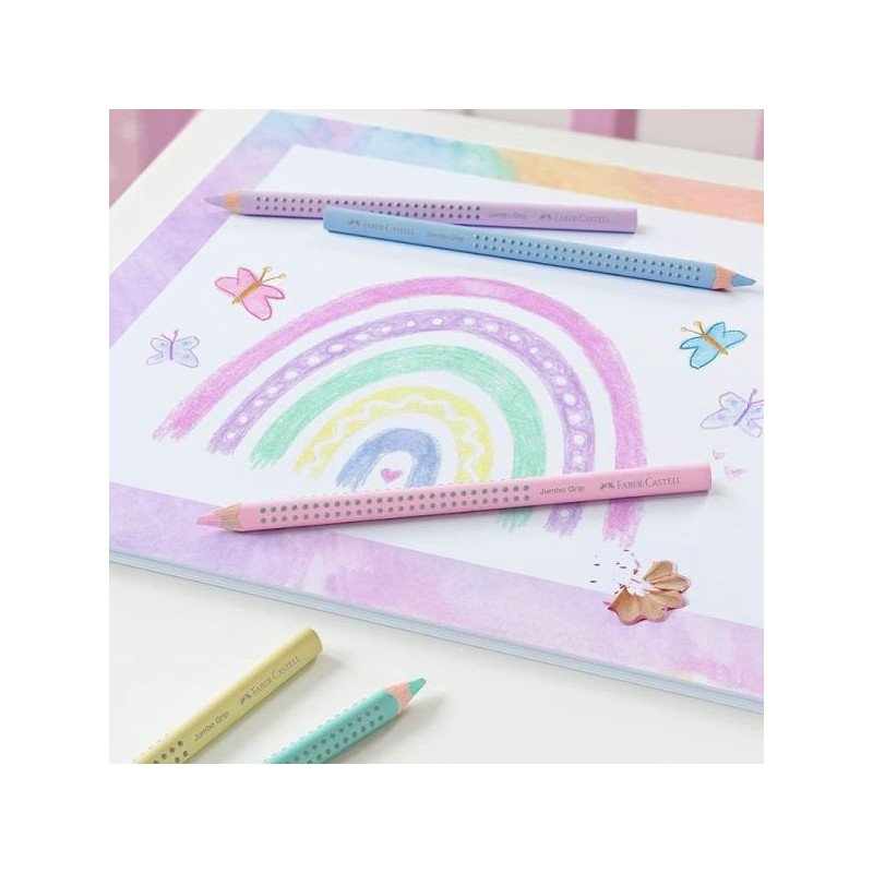 Faber-Castell: Jumbo Grip pasztell színes ceruza készlet