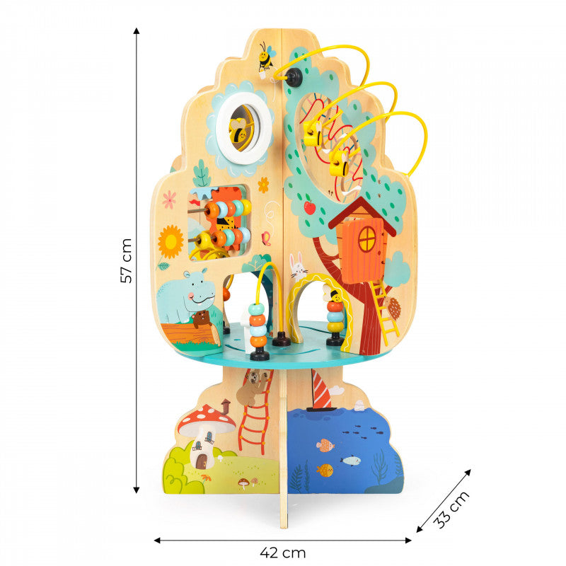 Fejlesztő fa játék gyerekeknek, fa játék +12 hónapos kortól, ECOTOYS