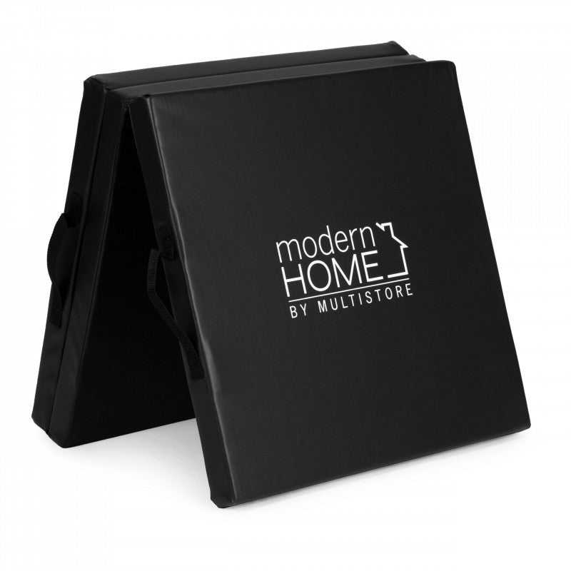 Fekete tornaszőnyeg fitnesz gyakorlatokhoz, 182x60cm