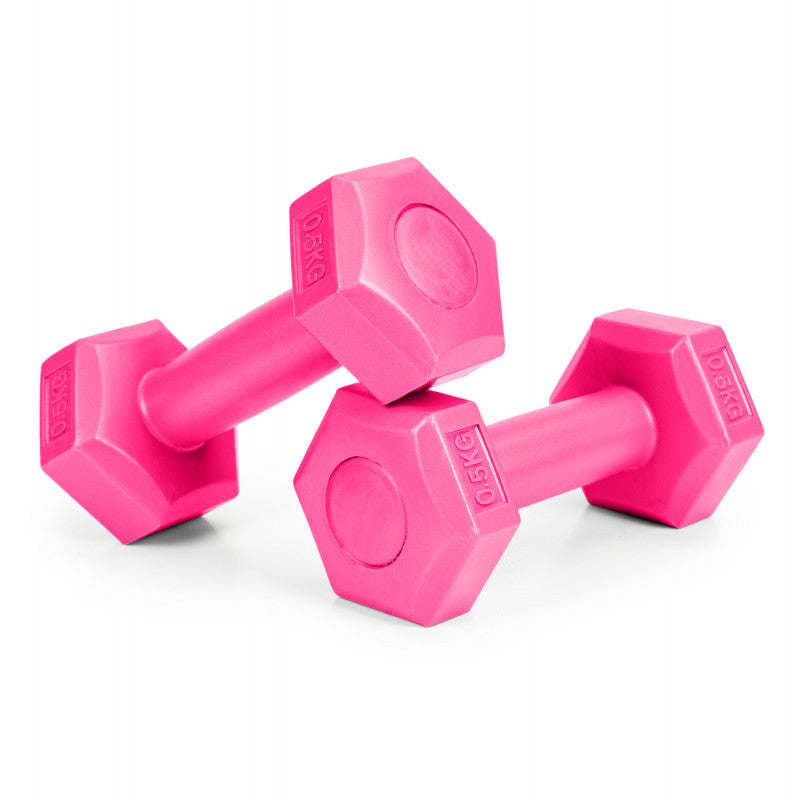Fitnesz súlyzó szett 2x 0,5 kg súlyokkal