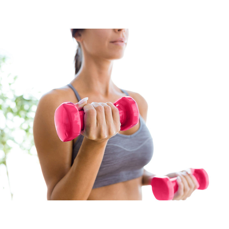 Fitnesz súlyzó szett 2x 0,5 kg súlyokkal