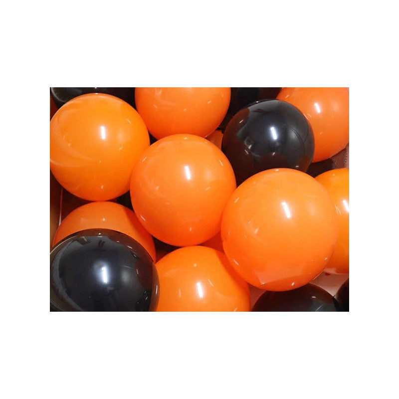 Halloween lufi szett fekete narancssárga 20 darab