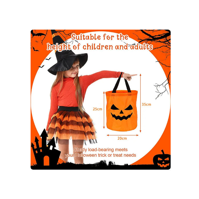 Halloween tök táska LED világítással