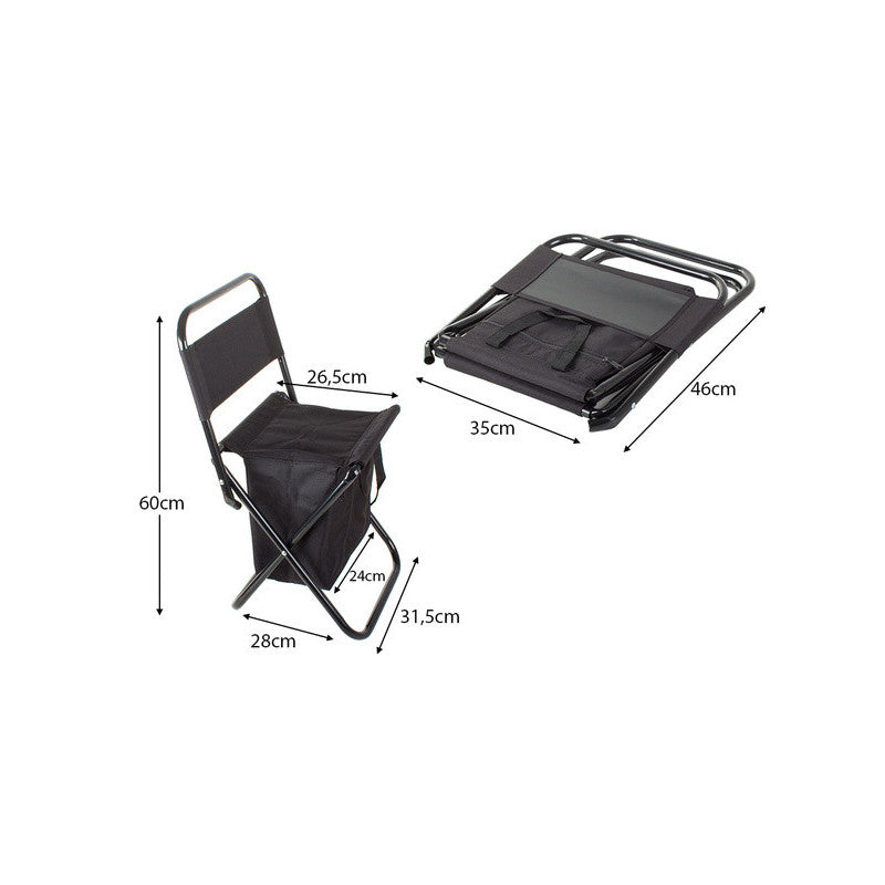 Horgász szék hőszigetelt táskával és fogantyúval
