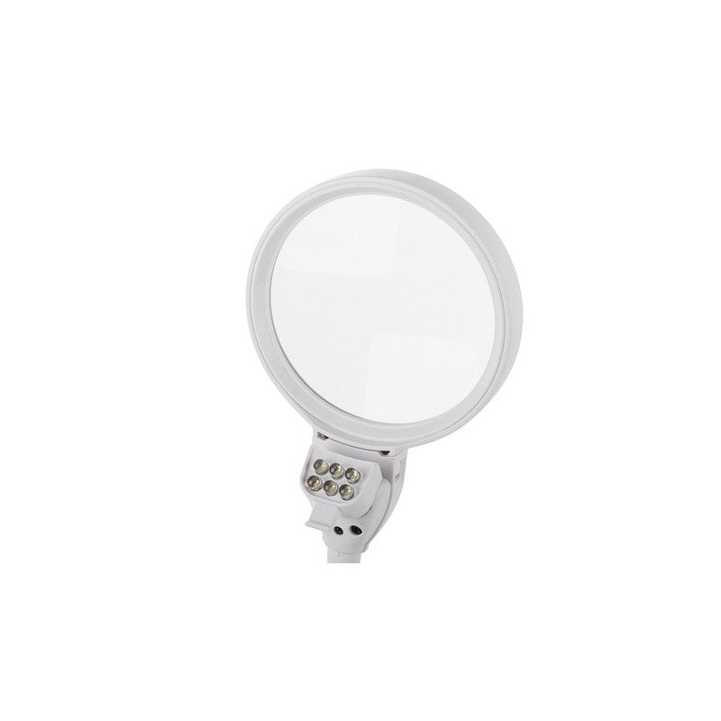 Asztali nagyító 2in1 cserélhető lencsékkel és 6 LED-del