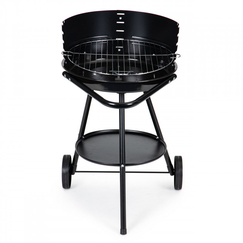 Kerek kerti grill állítható ráccsal - kerti sütő, grillező, grillrács, kerti party, tűzrakóhely