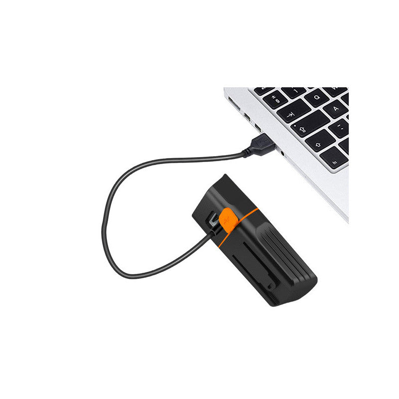 Kerékpárlámpa elöl-hátul LED kerékpár szett USB töltéssel