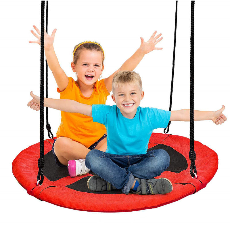 Kerti hinta, 100 cm, 150 kg terhelhetőség, hintaágy, hinta karika, kerti játék, XL hinta, gyermek hinta, családi hinta