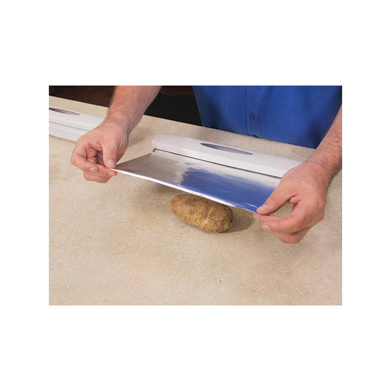 Konyhai fólia adagoló vágóval - praktikus konyhai eszköz - konyhai fólia tároló - fóliavágó - konyhai segédeszköz