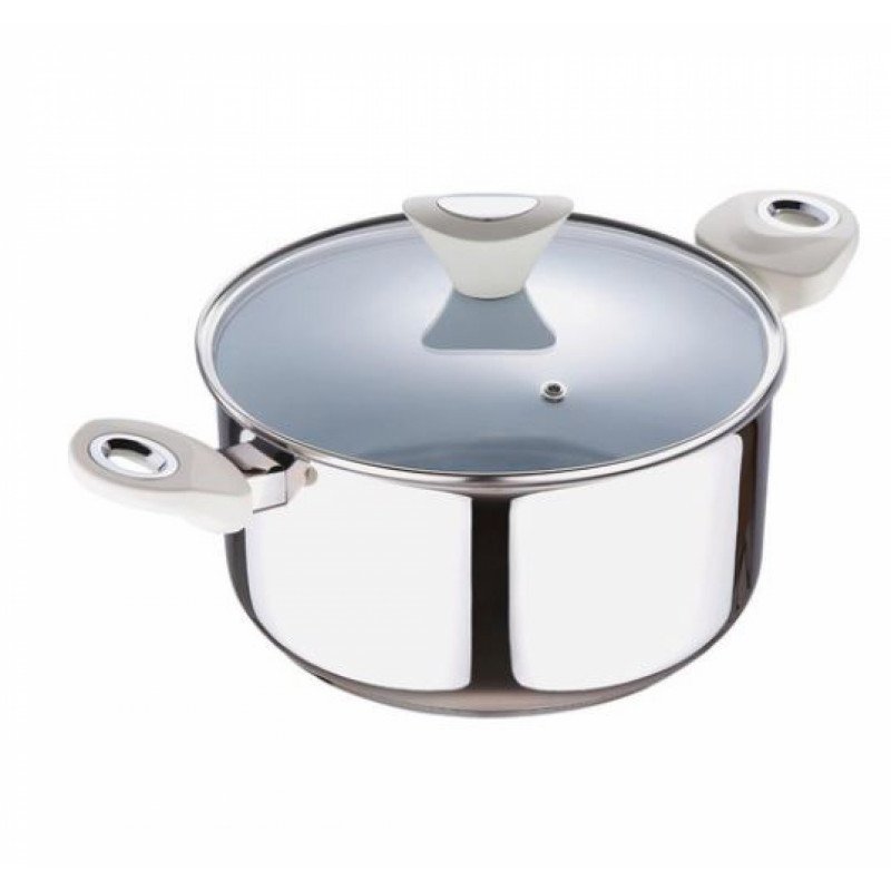 Lábas fedővel 24x12 cm (Inox)