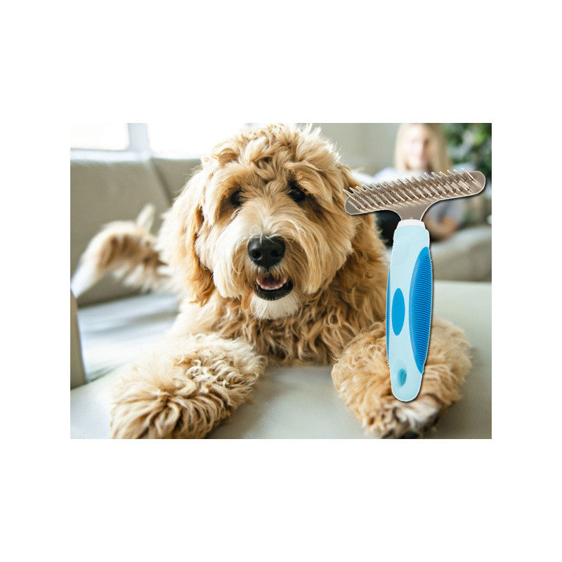 Nagy kutya- és macskaszőr vágószőrkefe - trimmer comb brush