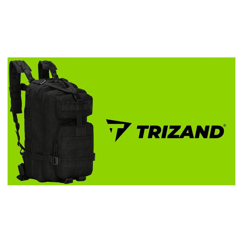 Nagy méretű katonai hátizsák, fekete