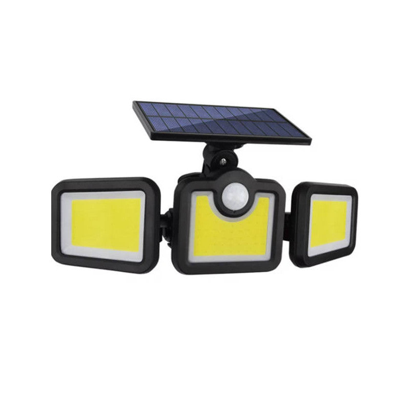Napenergiás lámpa 100 COB LED-del és alkonyat érzékelővel