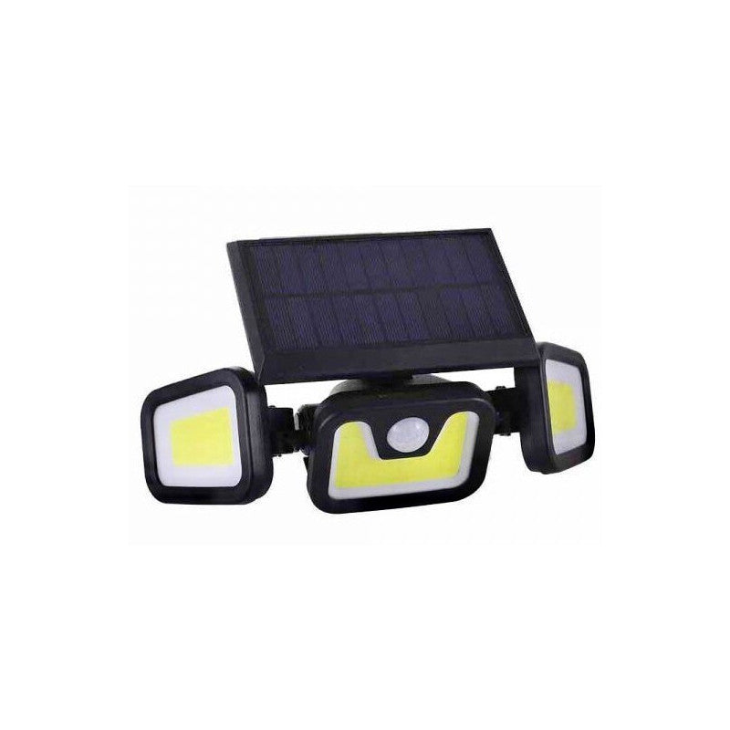 Napenergiás lámpa 100 COB LED-del és alkonyat érzékelővel