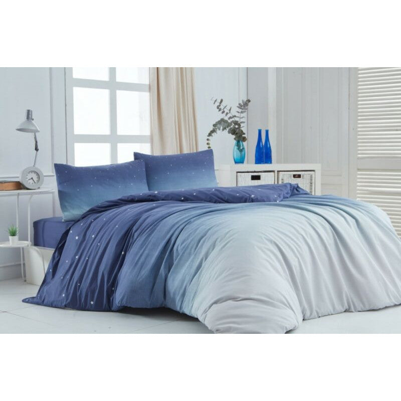 NATURTEX 3 részes renforce pamut ágyneműhuzat Sky Blue