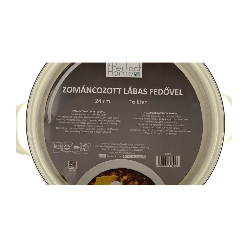 Oliva Zománcozott lábas 24 cm+fedő