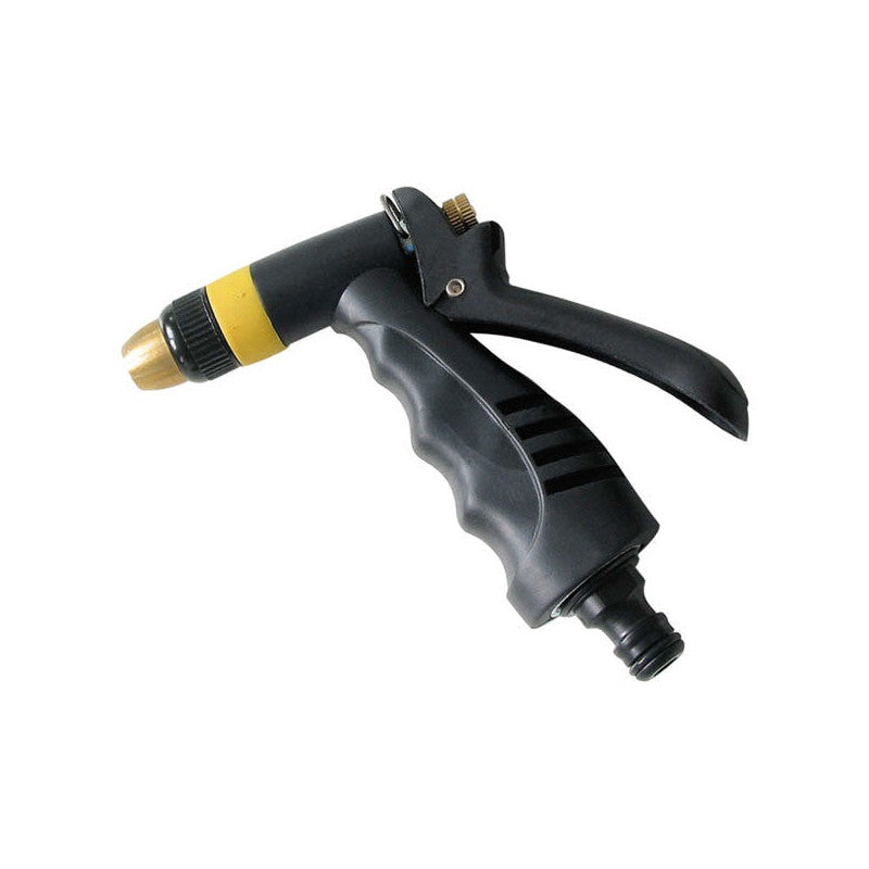 Pisztoly állítható szórófej, locsoló, rézfejes, kuplung csatlakozóval