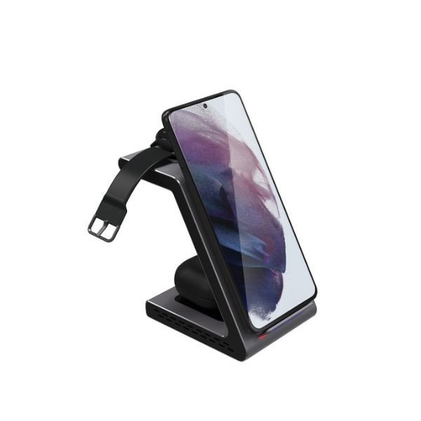 Prestigio - 3 az 1-ben vezeték nélküli töltőállomás