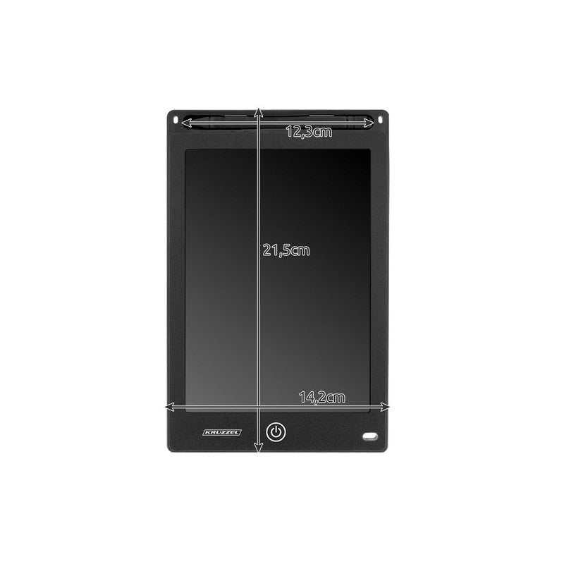 Rajztábla 8.5 fekete KRUZZEL 22454 digitális rajzolás, grafikai tablet, kreatív eszköz, művészeti kellék