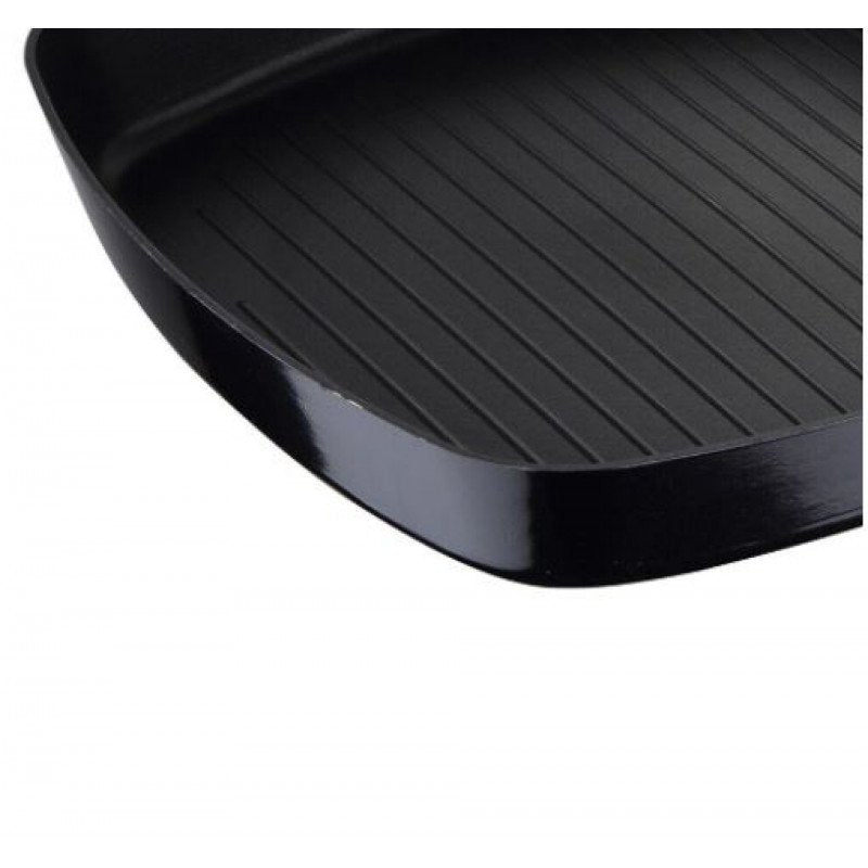 Rendberg Grill serpenyő 28x28x4.5 cm (Fekete)