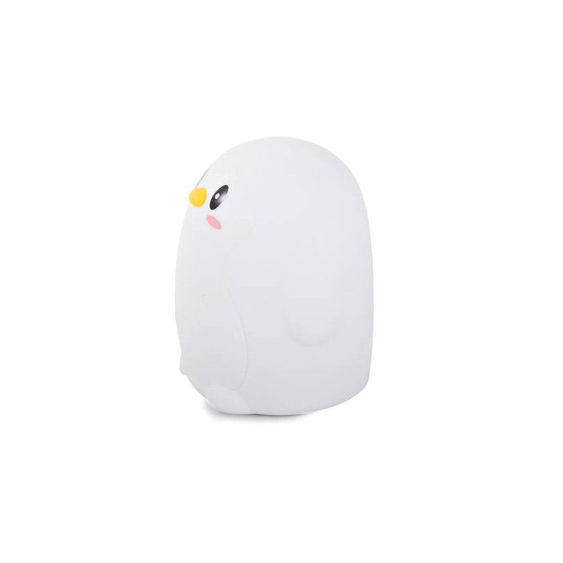 RGB távirányítós LED pingvin éjjeli lámpa gyerekeknek USB csatlakozással
