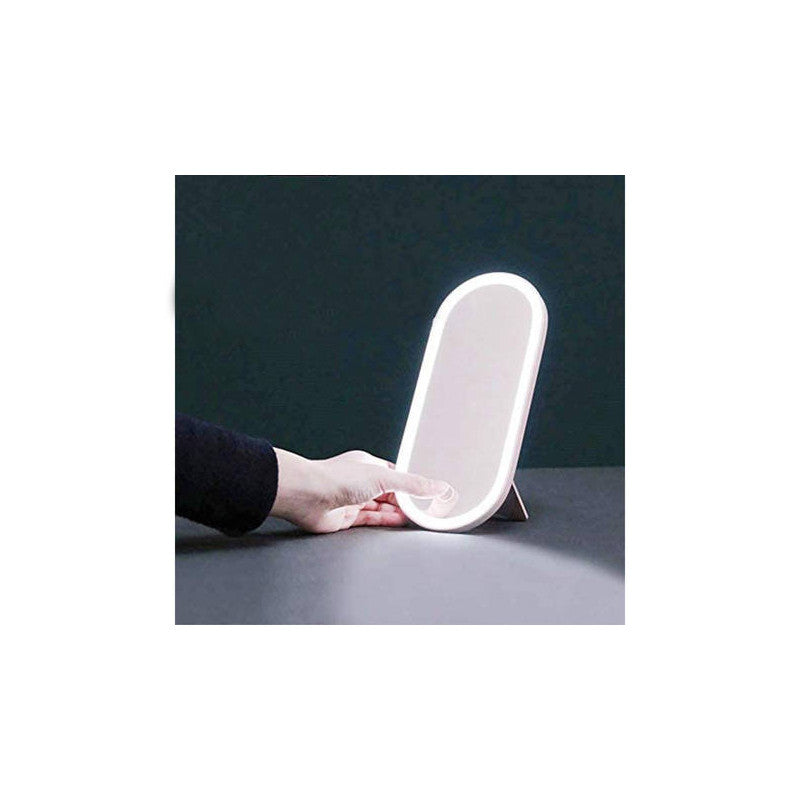 Koszorúkoszorú szépségápolási szervező tükör USB LED-vel