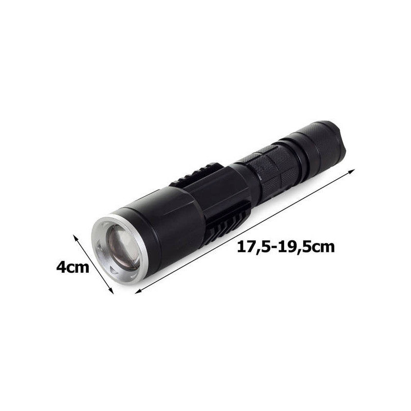 Taktikai Bailong USB LED lámpa Cree XM-L3-U3 LED-del