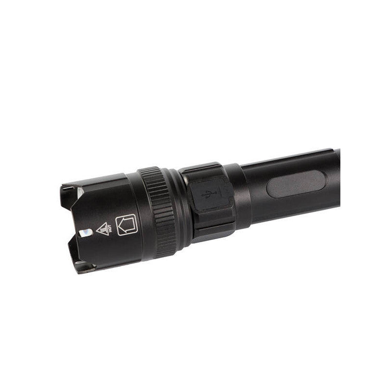 Taktikai zseblámpa Bailong LED XHP99 zoom funkcióval - erős fényű, hordozható világítás