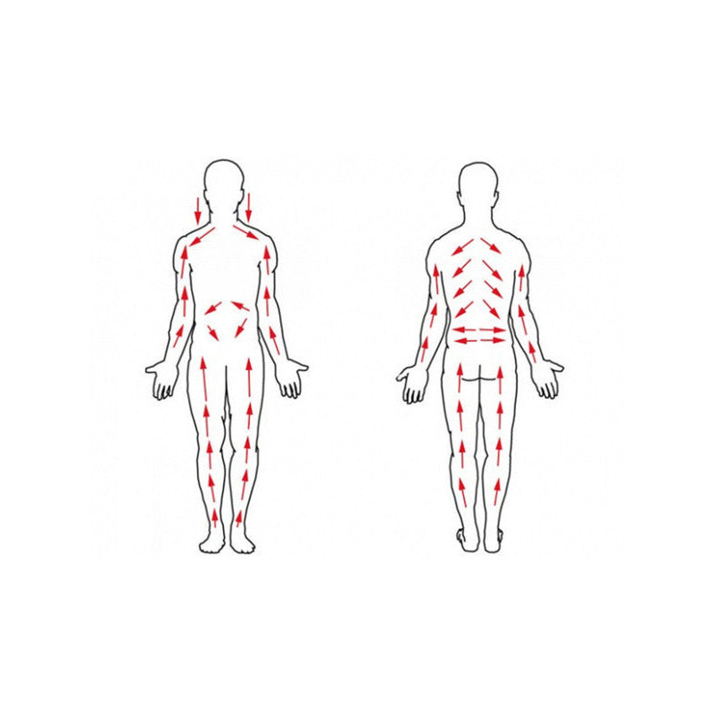 Testmasszázs kefe száraz és nedves használatra - természetes anyagokkal