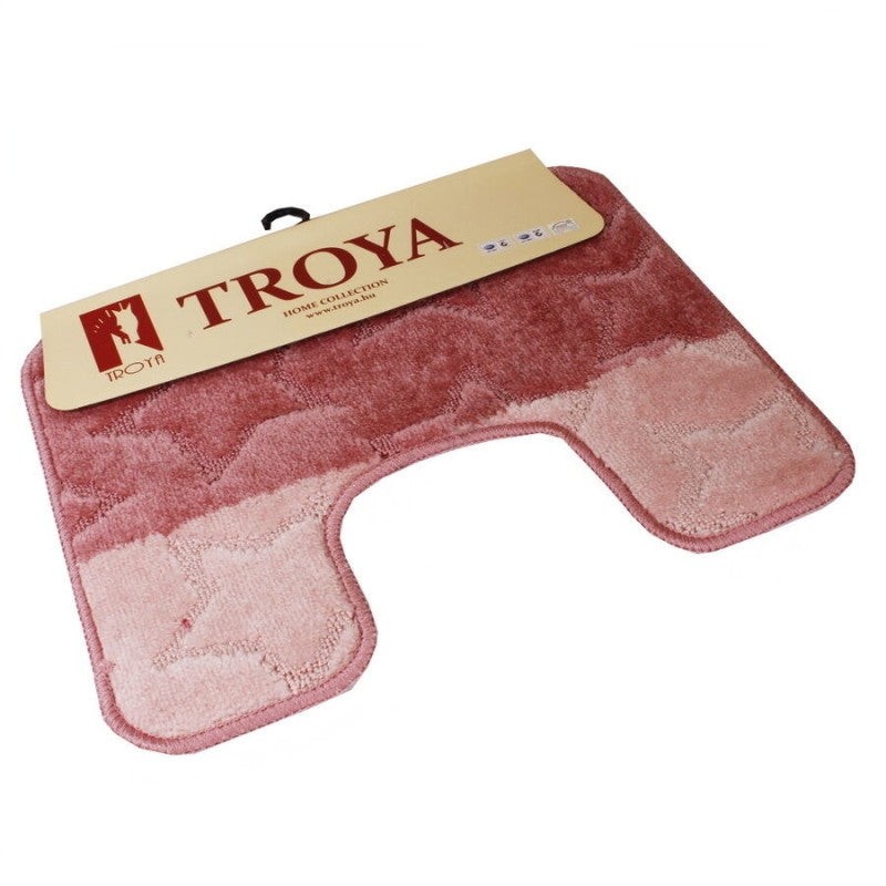 Troya téglavörös fürdőszobaszőnyeg