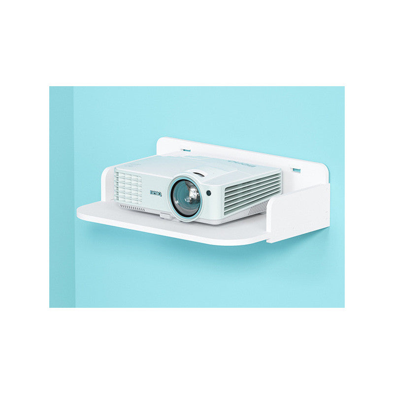 Fali könyvespolc virágok fehér matt