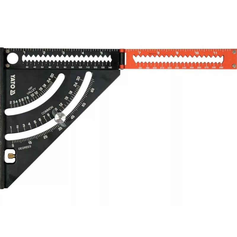 Yato talpas alumínium derékszög vonalzó 290 x 185 mm
