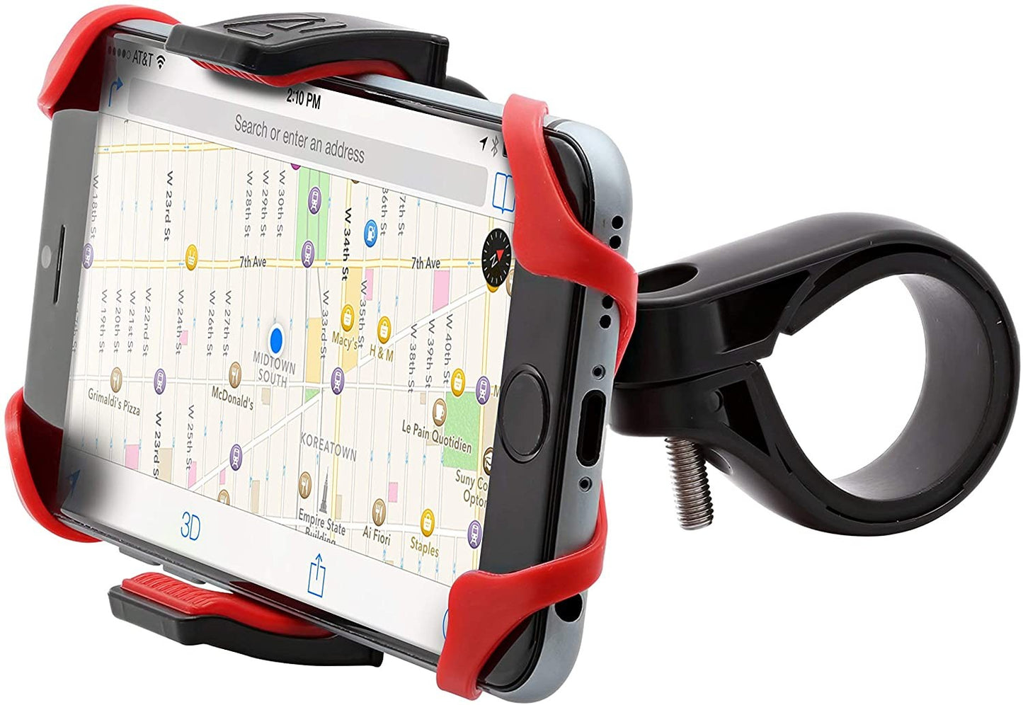 Kerékpárra és motorra szerelhető telefontartó