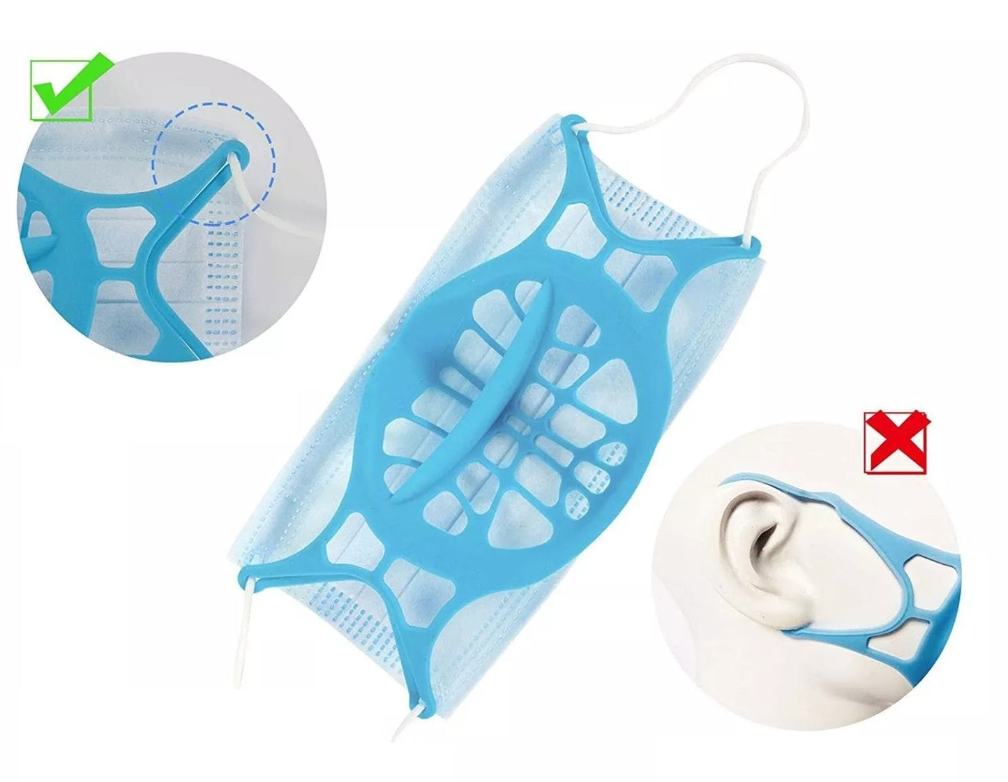 3D Szilikon Maszk Betét