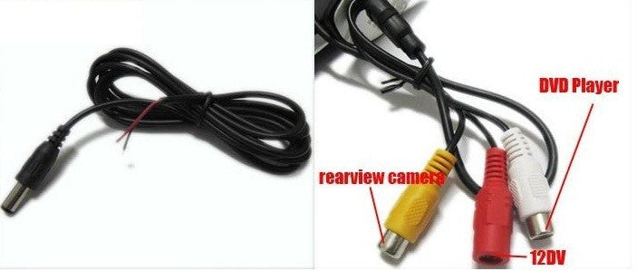 3.5" TFT LCD mini monitor autóba színes tolatókamera monitor