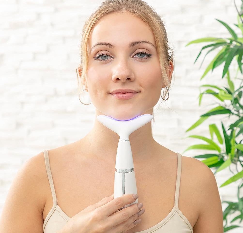 Toka eltávolító multifunkciós készülék fényterápiával, hőterápiával és vibrációval (InnovaGoods)