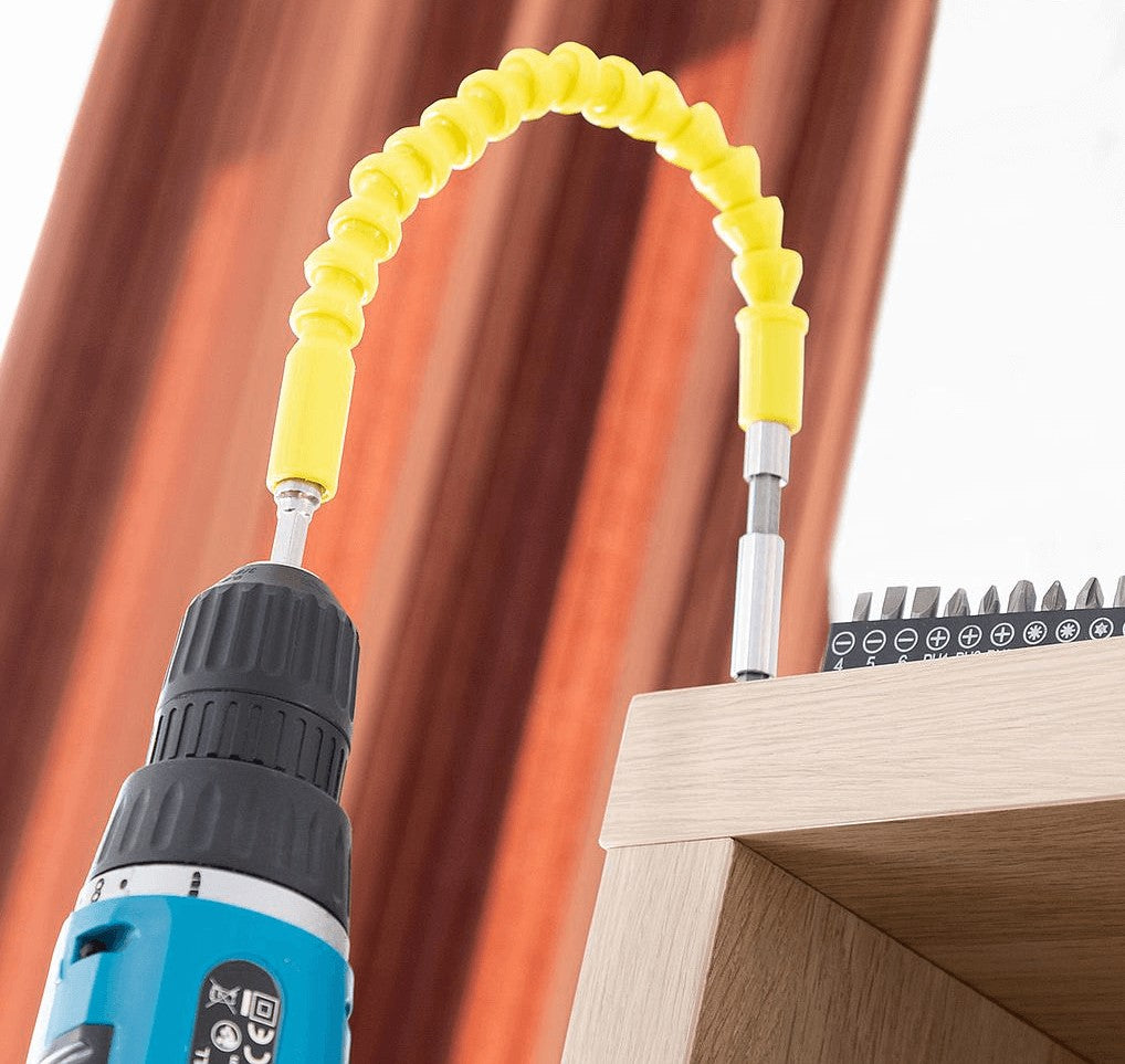 Rugalmas mágneses csavarbehajtó hosszabbító - 10 bit kiegészítővel (InnovaGoods)