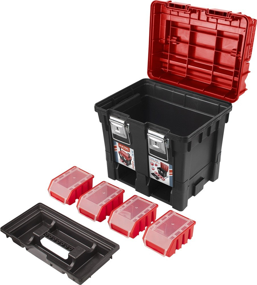 Extol Premium lakatolható profi szerszámosláda