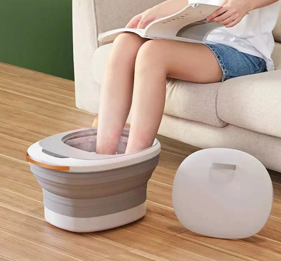 Talpmasszírozós lábfürdő