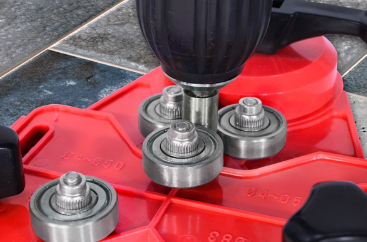 Fúróvezető sablon gyémánt körkivágókhoz