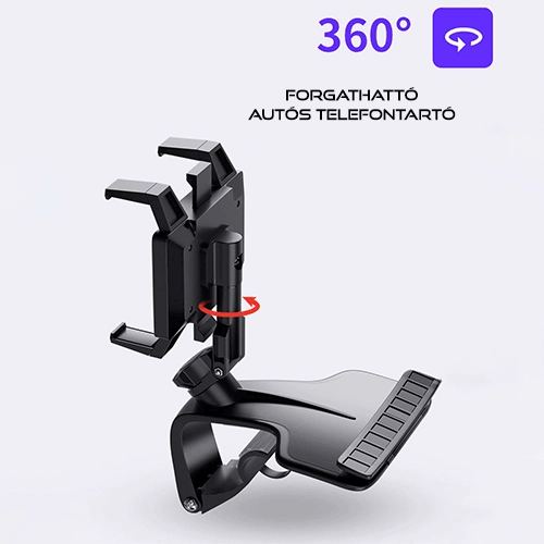 Forgatható Autós telefontartó