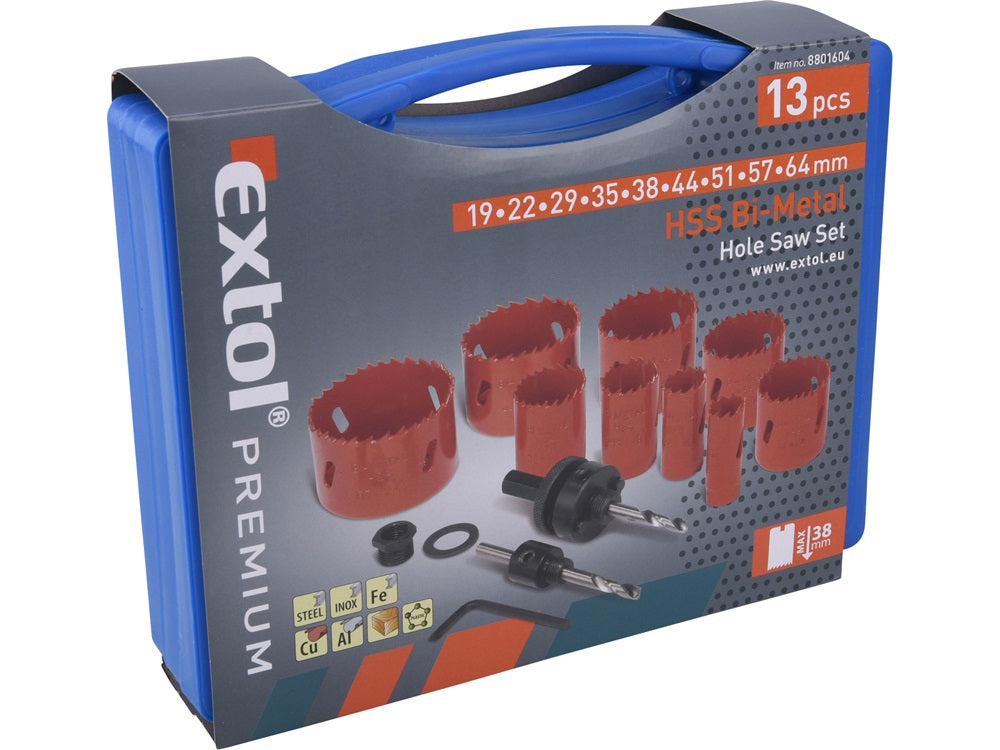 Bi-metál körkivágó készlet