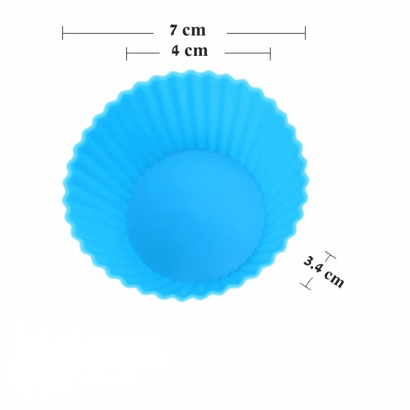 Szilikon muffin sütőforma (12db)