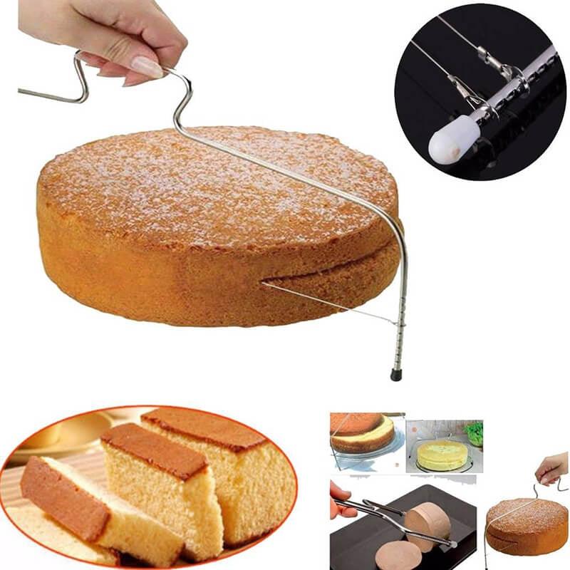 Piskóta szeletelő, tortavágó