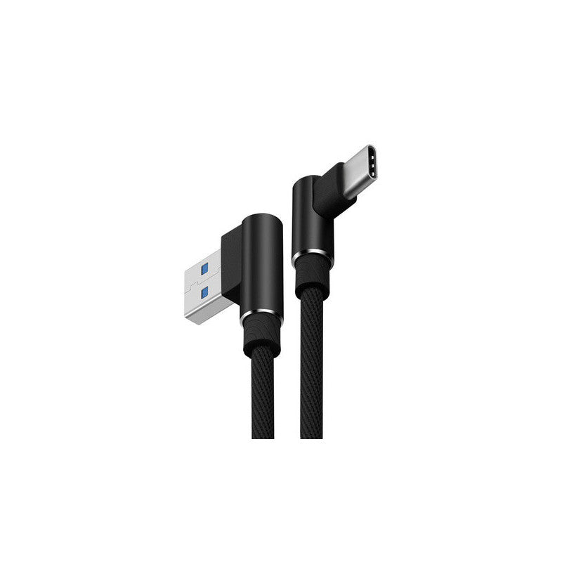 1 méteres USB-C típusú szögletes töltő QC kábel telefonhoz