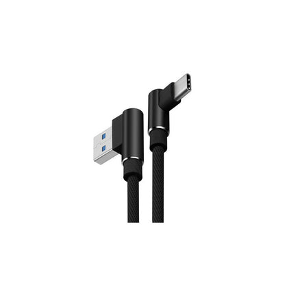 1 méteres USB-C típusú szögletes töltő QC kábel telefonhoz