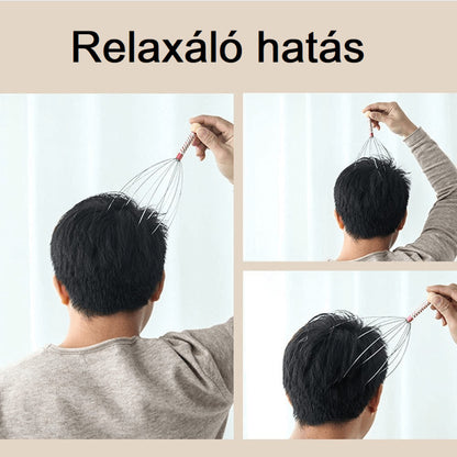 12 szálas fejmasszírozó